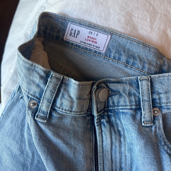GAP Light Blue Flare & Wide Leg Jeans - Picture 8 of 9